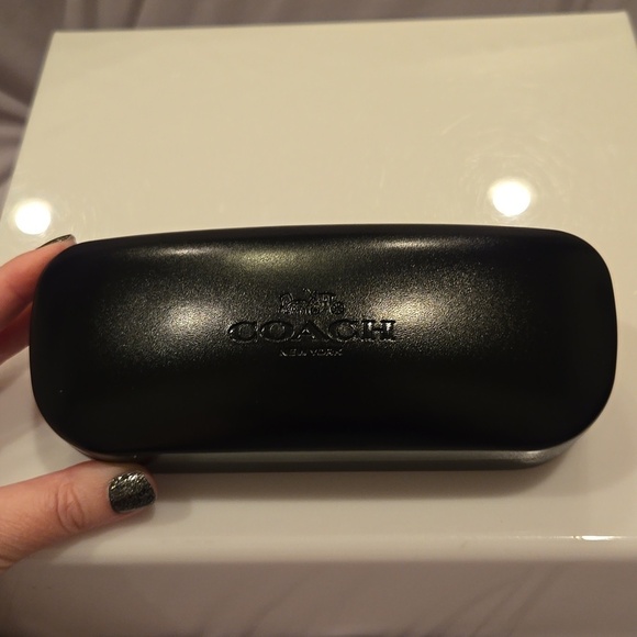 Coach Black Crystal Mosaic Sunglasses brand new in case